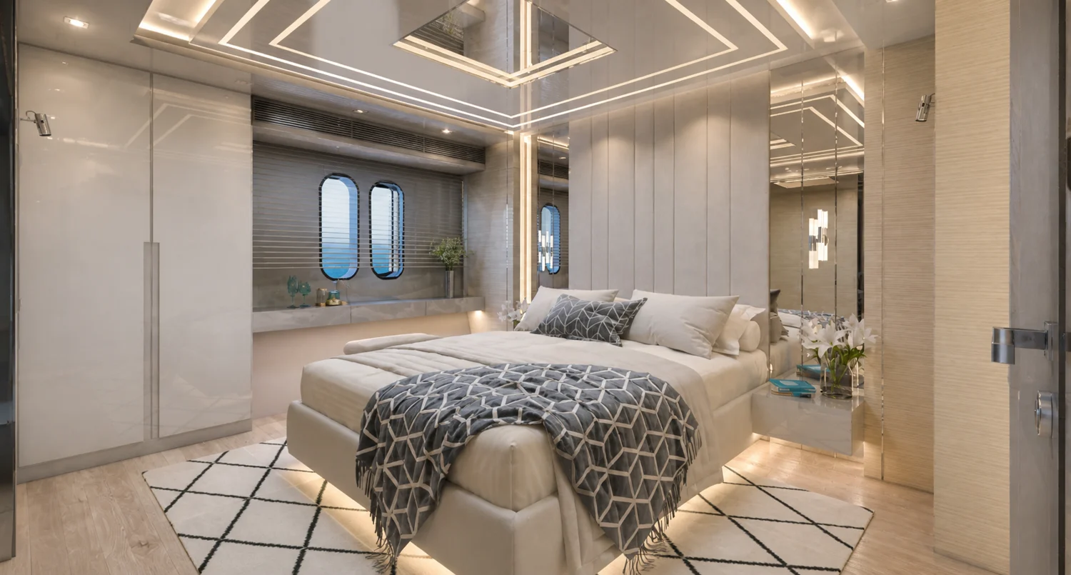 Representative double suite interior